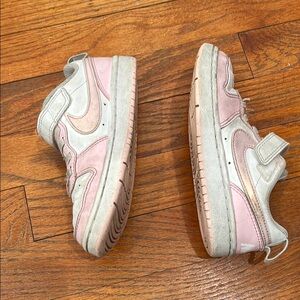 Nike. Kids Pink and White Shoes
